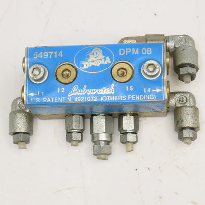 DropsA 649714 DPM08 Lubewatch Lubrication Distribution Manifold