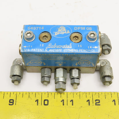 DropsA 649714 DPM08 Lubewatch Lubrication Distribution Manifold