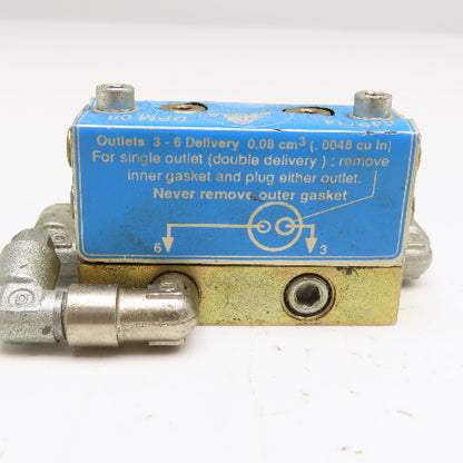 DropsA 649714 DPM08 Lubewatch Lubrication Distribution Manifold