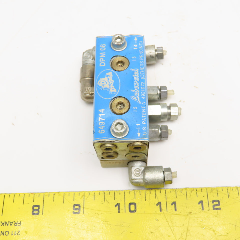 DropsA 649714 DPM08 Lubewatch Lubrication Distribution Manifold