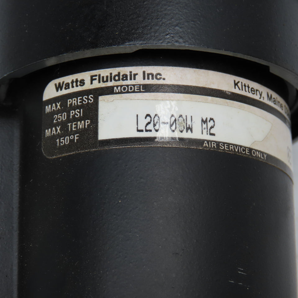 Watts Fluidair L20-00W 3/8" NPT Compressed Air Lubricator 250PSI
