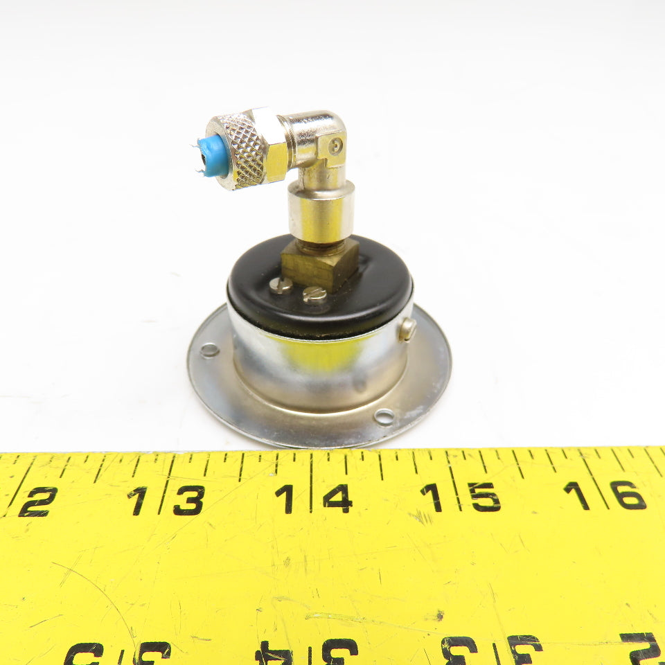 Wika 1-1/2" Flush Mount Pressure Gauge 0-12 Bar 0-170PSI 1/4" NPT Male Port