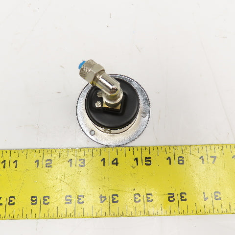 Wika 1-1/2" Flush Mount Pressure Gauge 0-12 Bar 0-170PSI 1/4" NPT Male Port