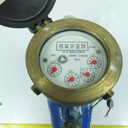 AWWA C708-96 Multijet Type Cold Water Meter 3/4"