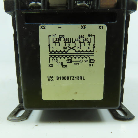 ImperviTran B100BTZ13RL 100VA Control Transformer Pri 220-480V Sec 110-115-120V