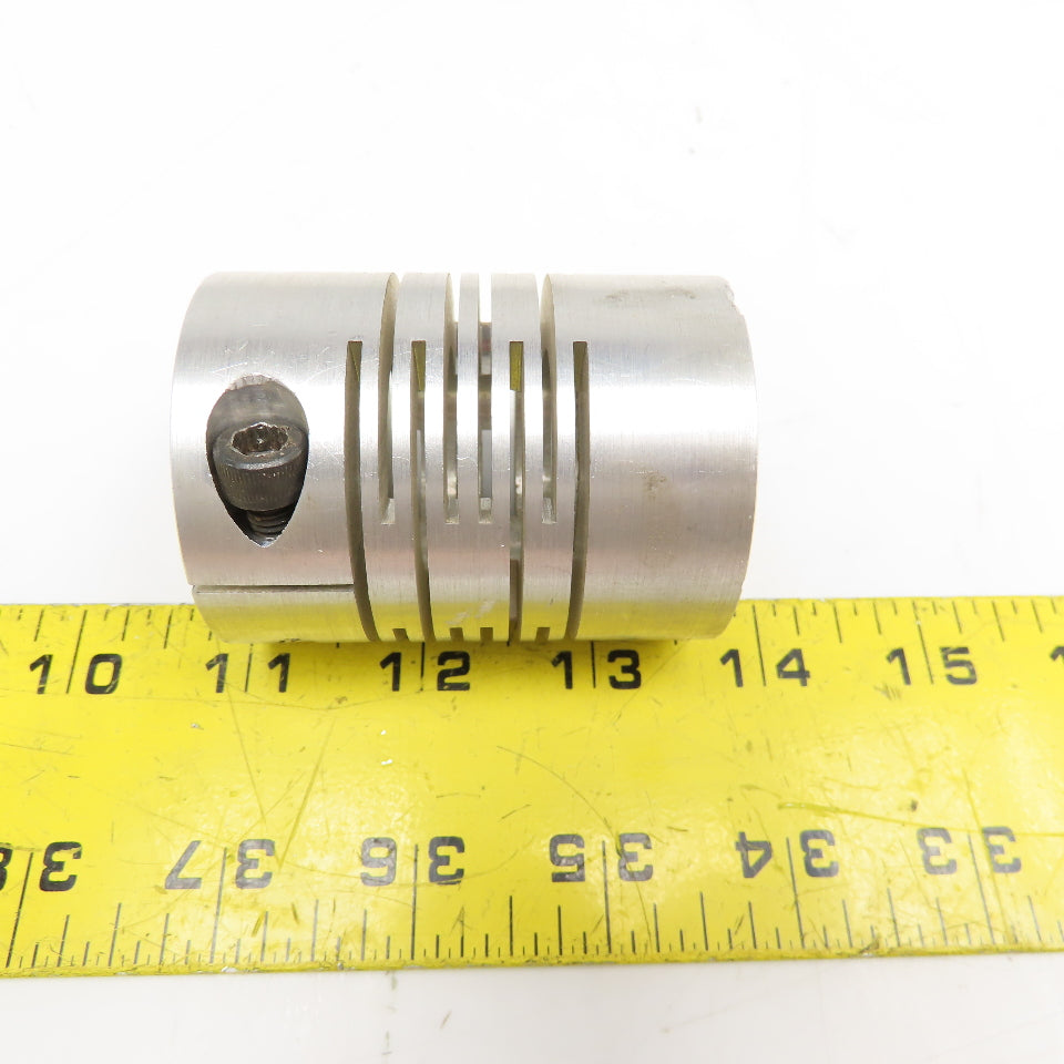 3/4" Flexible Aluminum Shaft Coupling 2-1/2" Long