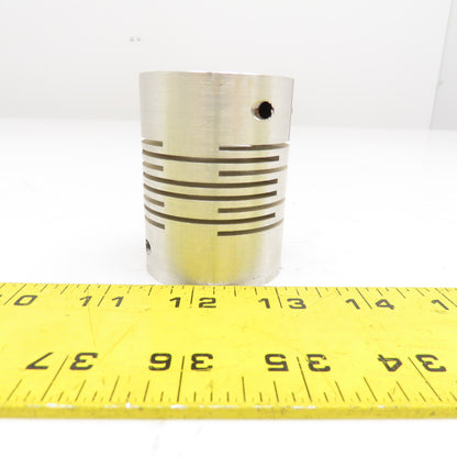 3/4" Flexible Aluminum Shaft Coupling 2-1/2" Long