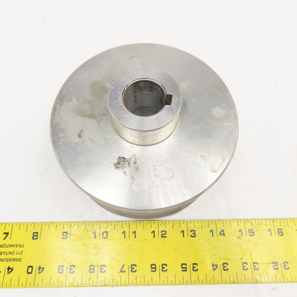 Longitudinal Ribbed Timing Belt Pulley 5-1/2" OD 28mm Bore 2-1/2" Wide