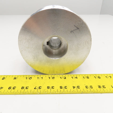 Longitudinal Ribbed Timing Belt Pulley 5-1/2" OD 28mm Bore 2-1/2" Wide