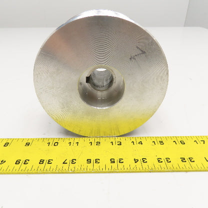 Longitudinal Ribbed Timing Belt Pulley 5-1/2" OD 28mm Bore 2-1/2" Wide