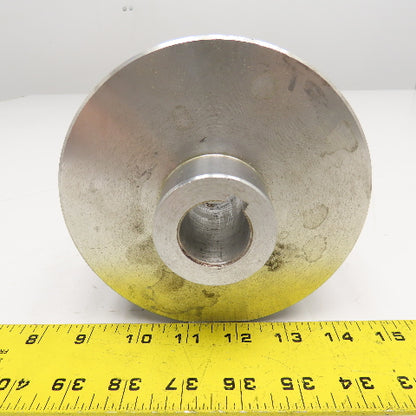 Longitudinal Ribbed Timing Belt Pulley 5-1/2" OD 28mm Bore 2-1/2" Wide