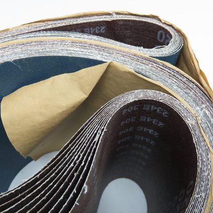 Hermes Abrasives RB 484 44 Z 7" x 93" Abrasive Sanding Belt 120 Grit Lot Of 10