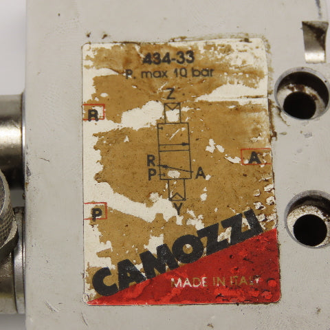 Camozzi 434-33 Air Piloted Valve 2 Position G1/4