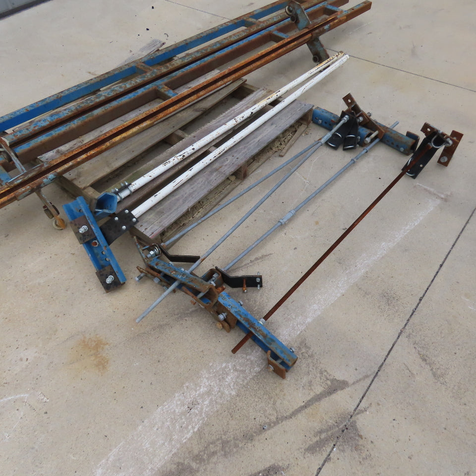 Gorbel 250LB Ceiling Mount Bridge Crane 96" Bridge 138" Run 11' Travel W/Hangers