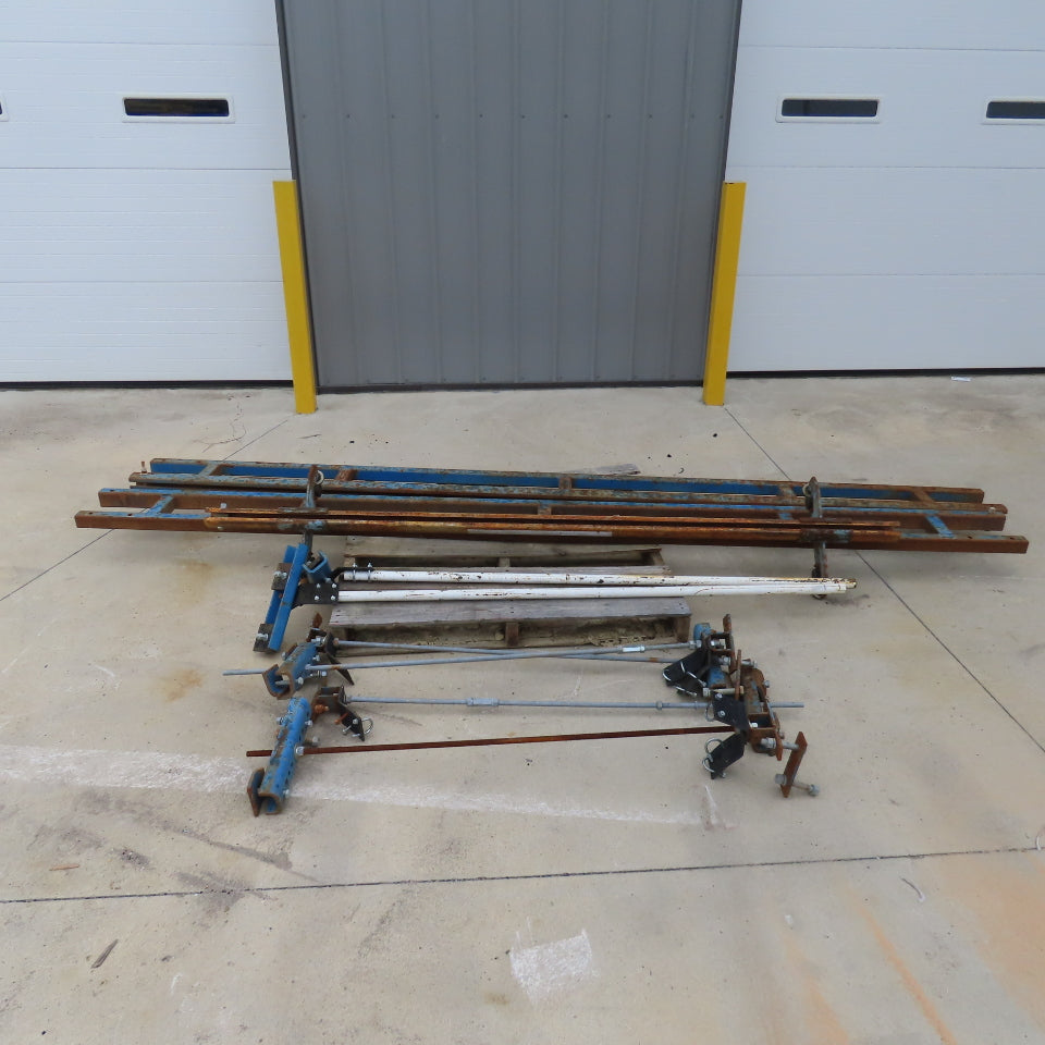 Gorbel 250LB Ceiling Mount Bridge Crane 96" Bridge 138" Run 11' Travel W/Hangers