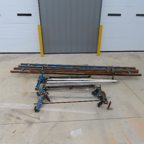 Gorbel 250LB Ceiling Mount Bridge Crane 96" Bridge 138" Run 11' Travel W/Hangers