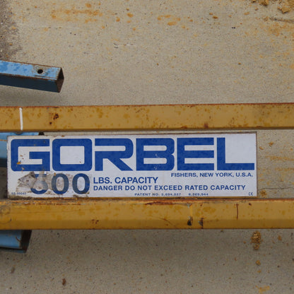 Gorbel 250LB Ceiling Mount Bridge Crane 212" Bridge 138" Run 11' Travel W/Hanger