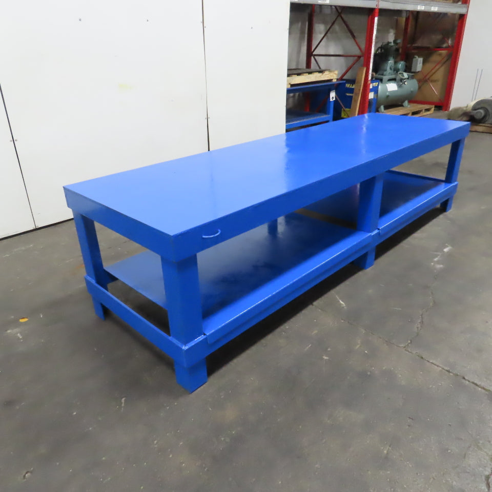 120" x 36" W Welding Layout Fabrication Jig Table 3/8" Thick Steel Top 31" Tall