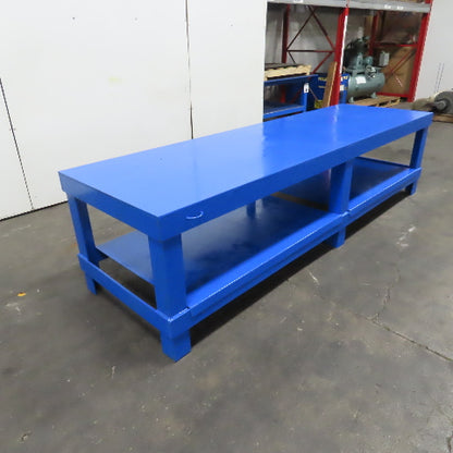 120" x 36" W Welding Layout Fabrication Jig Table 3/8" Thick Steel Top 31" Tall