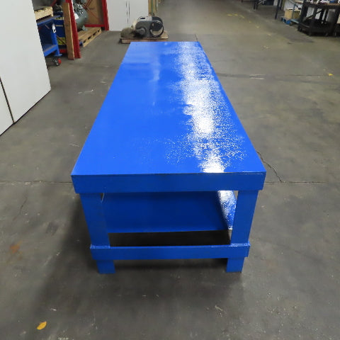 120" x 36" W Welding Layout Fabrication Jig Table 3/8" Thick Steel Top 31" Tall