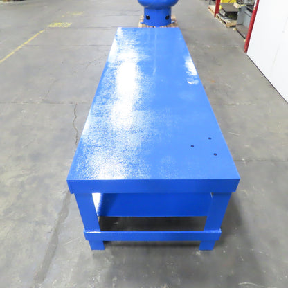 120" x 36" W Welding Layout Fabrication Jig Table 3/8" Thick Steel Top 31" Tall