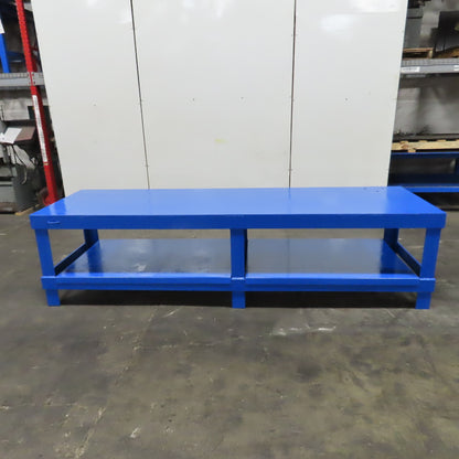 120" x 36" W Welding Layout Fabrication Jig Table 3/8" Thick Steel Top 31" Tall