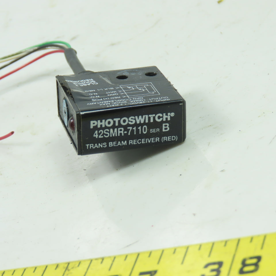 Allen Bradley 42SMR-7110 Ser. B PhotoSwitch Trans Beam Receiver