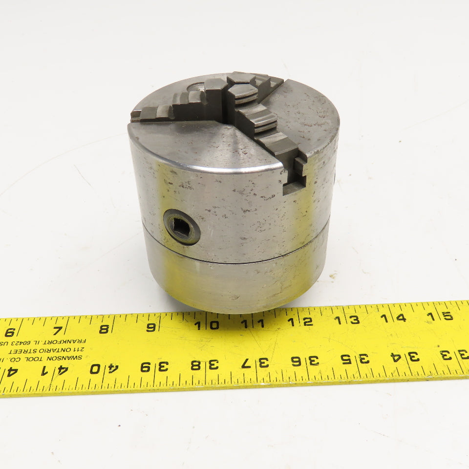 3MN100 4" Diameter 3 Jaw Independent Chuck