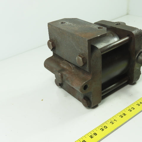 Pneumatic Air Cylinder 4-1/2" Bore 3" Stroke 1" Rod Diam. 1/4" NPT Ports