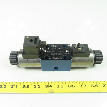 Hydro Custom 4WE6E-6X/ED24LL Hydraulic Directional Control Valve 24VDC Coil