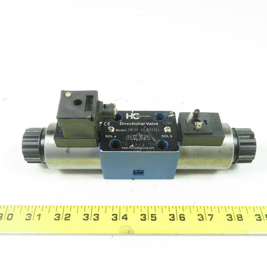 Hydro Custom 4WE6E-6X/ED24LL Hydraulic Directional Control Valve 24VDC Coil
