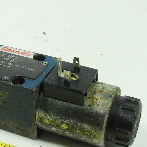 Rexroth R978017763 Hydraulic Directional Control Valve 24VDC Coil
