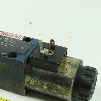 Rexroth R978017763 Hydraulic Directional Control Valve 24VDC Coil