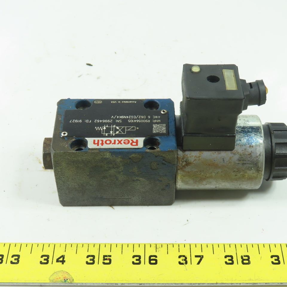 Rexroth R900564105 Hydraulic Directional Control Valve 24VDC Coil