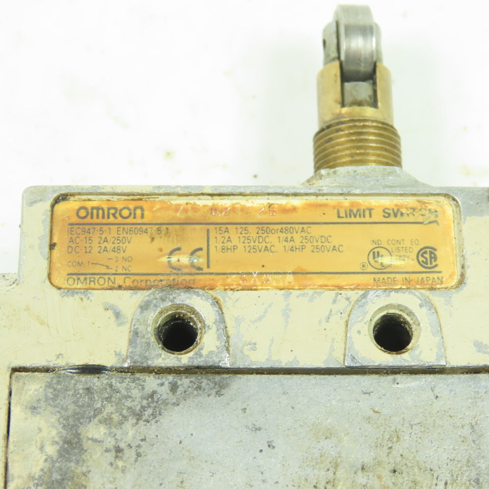 ZE-021-2G Limit Switch 15A 480VAC 1/4HP