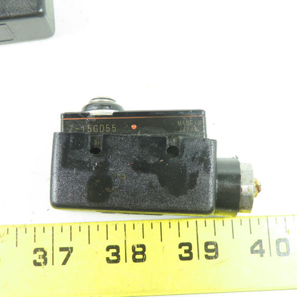 Omron Z-15GD55 15A 250V Limit Switch Lot Of 5