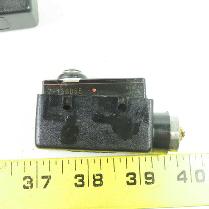 Omron Z-15GD55 15A 250V Limit Switch Lot Of 5