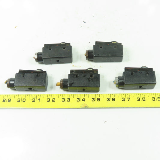 Omron Z-15GD55 15A 250V Limit Switch Lot Of 5