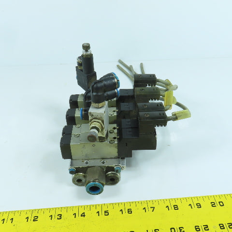Festo PRS-ME-1/8-6 Pneumatic Directional Valve Manifold Valves MEH-5/2-1/8-P-B