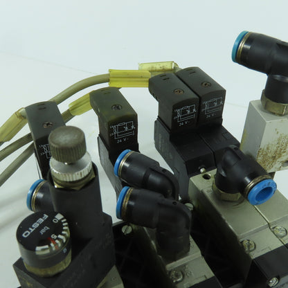 Festo PRS-ME-1/8-6 Pneumatic Directional Valve Manifold Valves MEH-5/2-1/8-P-B