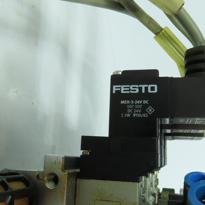 Festo PRS-ME-1/8-6 Pneumatic Directional Valve Manifold Valves MEH-5/2-1/8-P-B