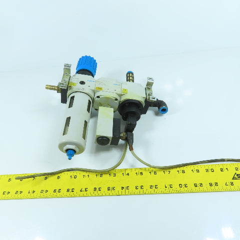 Festo HEE-D-MIDI-24 LFR-D-5M-MIDI FRM-D-MIDI Pneumatic Filter Regulator Valve
