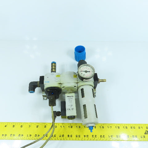 Festo HEE-D-MIDI-24 LFR-D-5M-MIDI FRM-D-MIDI Pneumatic Filter Regulator Valve