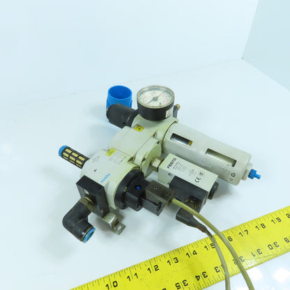 Festo HEE-D-MIDI-24 LFR-D-5M-MIDI FRM-D-MIDI Pneumatic Filter Regulator Valve