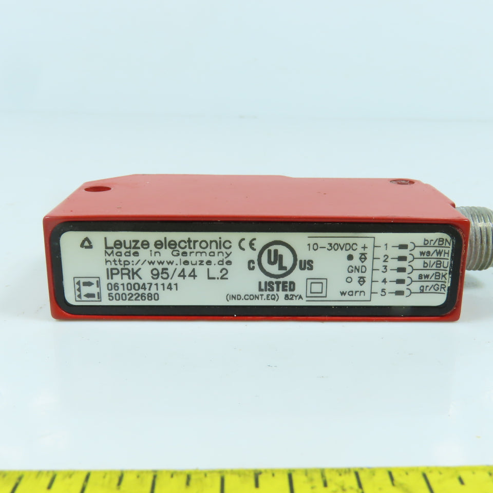 Leuze IPRK 95/44 L.2 Polarized Retro-Reflective Photoelectric Sensor 10-30V DC