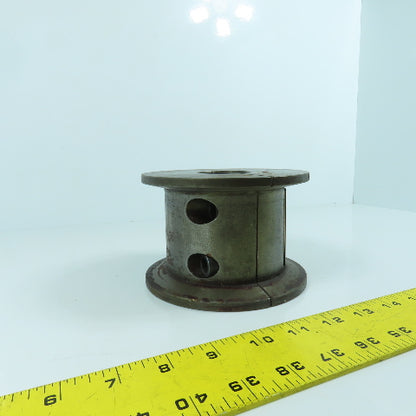 1-3/4" 2-Peiece Steel Shaft Coupling 3-1/2" Wide x 5-1/4" OD