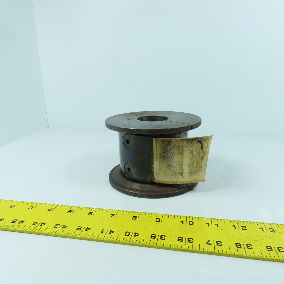 1-3/4" 2-Peiece Steel Shaft Coupling 3-1/2" Wide x 5-1/4" OD