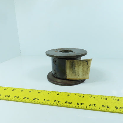 1-3/4" 2-Peiece Steel Shaft Coupling 3-1/2" Wide x 5-1/4" OD
