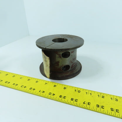 1-3/4" 2-Peiece Steel Shaft Coupling 3-1/2" Wide x 5-1/4" OD