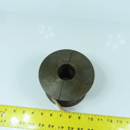 1-3/4" 2-Peiece Steel Shaft Coupling 3-1/2" Wide x 5-1/4" OD